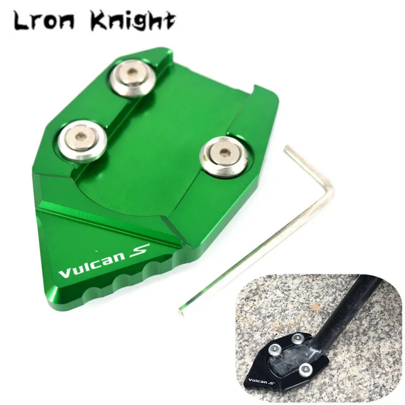 

For KAWASAKI Vulcan S 650 VN650 2015 2016 2017 2018 Motorcycle CNC Kickstand Foot Side Stand Extension Pad Support Plate