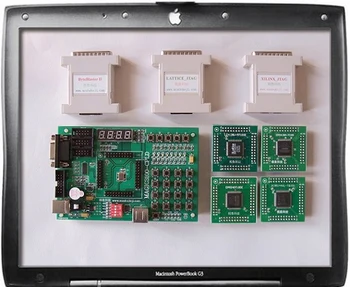 

XC95144XL EPM3128 EPM240 LC4128V 4 and 1 CPLD development board VHDL + Verilog
