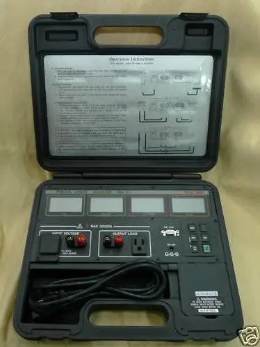 

TES WM-01 WM01 Power Analyzer Datalogger, Ture Arm AC & DC W/PF/ V/A Data logging with RS232 interface