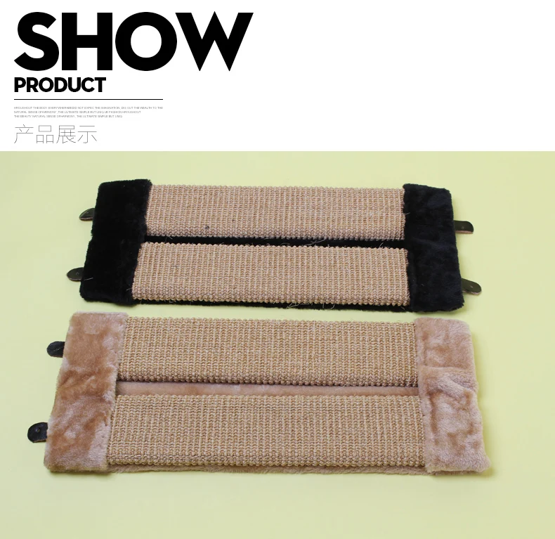 Sisal Cat Scratch Board cat Training Toy Kitten Scratcher Mat Pad Interactive cat Toy for Pet dog scratching post scratcher