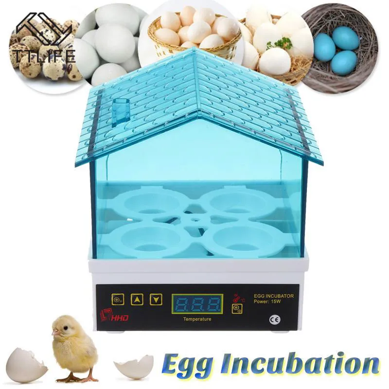 TTLIFE 4 Digital Egg Incubator for Chicken Duck Temperature Control Automatic Turning/Chicken Hatcher Encubadoras Para Pollos