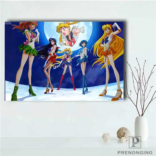 

Custom Canvas Poster Sailor_Moon (1) Printing Posters Cloth Fabric Wall Art Pictures For Living Room Decor#18-12-05-H-03-146