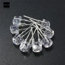 20 шт./лот, 8 мм, соломенная шляпа, синий, зеленый, желтый, красный светодиодный светильник, светодиодная лампа, набор диодов