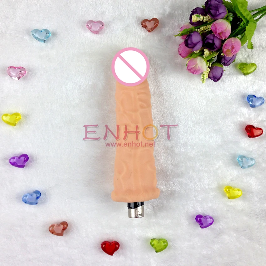 super soft dildo with high elasticity keel Sex machine attachment sex toy simulation dildo for love machine ENHOT-C-26
