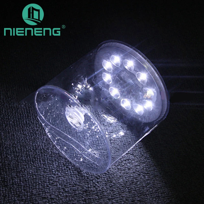 

Nieneng Emergency LED Lamp Waterproof Inflatable Solar Light Portable Solar Lamp Foldable PVC Bag LED Camping Lights ICD90044