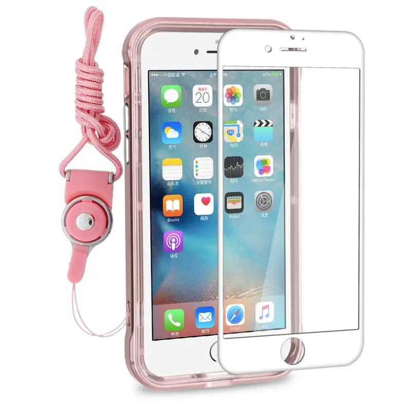 Ascromy-Shockproof-Dual-Layer-Plastic-TPU-Phone-Case-for-iPhone-6-6s-Plus-Case-Cover-with-3D-Glass-Screen-Protector-Neck-Lanyard (20)