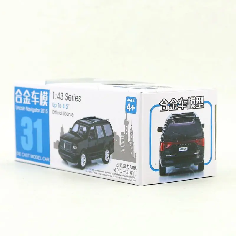 Масштаб 1:46/Игрушечная модель под давлением/внедорожник Ford Lincoln Navigator
