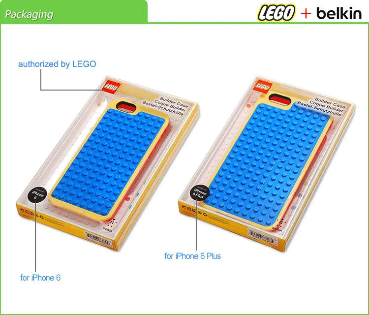 Belkin Original LEGO Certified Case Shell for iPhone 6/6s Plus(toy/gift)  with Retail Packaging