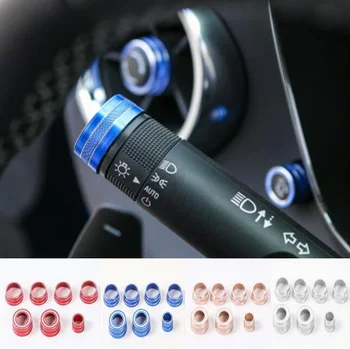 

7pc Headlights Control Air Vent Dashboard Kits interior Chromium Styling Aluminum For Chevrolet Camaro 2016 Up Free Shipping