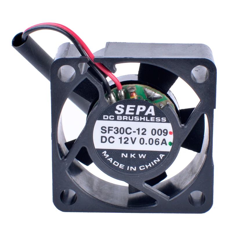 Mini Router fã Mudo Ventilador de Refrigeração Sf30c12 30 Milímetros fã 12 v 0.06a 30x30x12 mm 3012 Ventiladores e resfriadores - Imagem 4