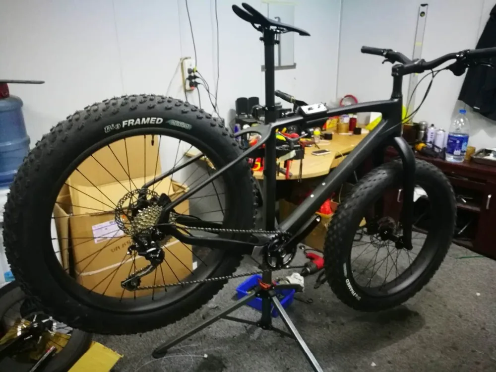Discount Brand 2019 Hot Selling WINICE fat bike frame 26er thru axle or Quick Release 26*4.8" T800 carbon fiber sand FAT frames FM190 1 Discount Brand 2019 Hot Selling WINICE fat bike frame 26er thru axle or Quick Release 26*4.8" T800 carbon fiber sand FAT frames FM190 1