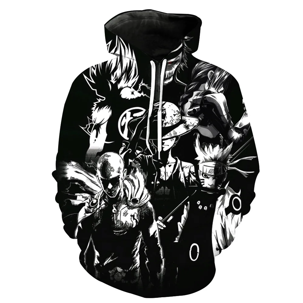 One piece Толстовка "Зорро" толстовки для мужчин Новая мода хип хоп Цельный купальник wo Толстовки Пот Homme 3D Куртка Топы корректирующие - Цвет: W01281