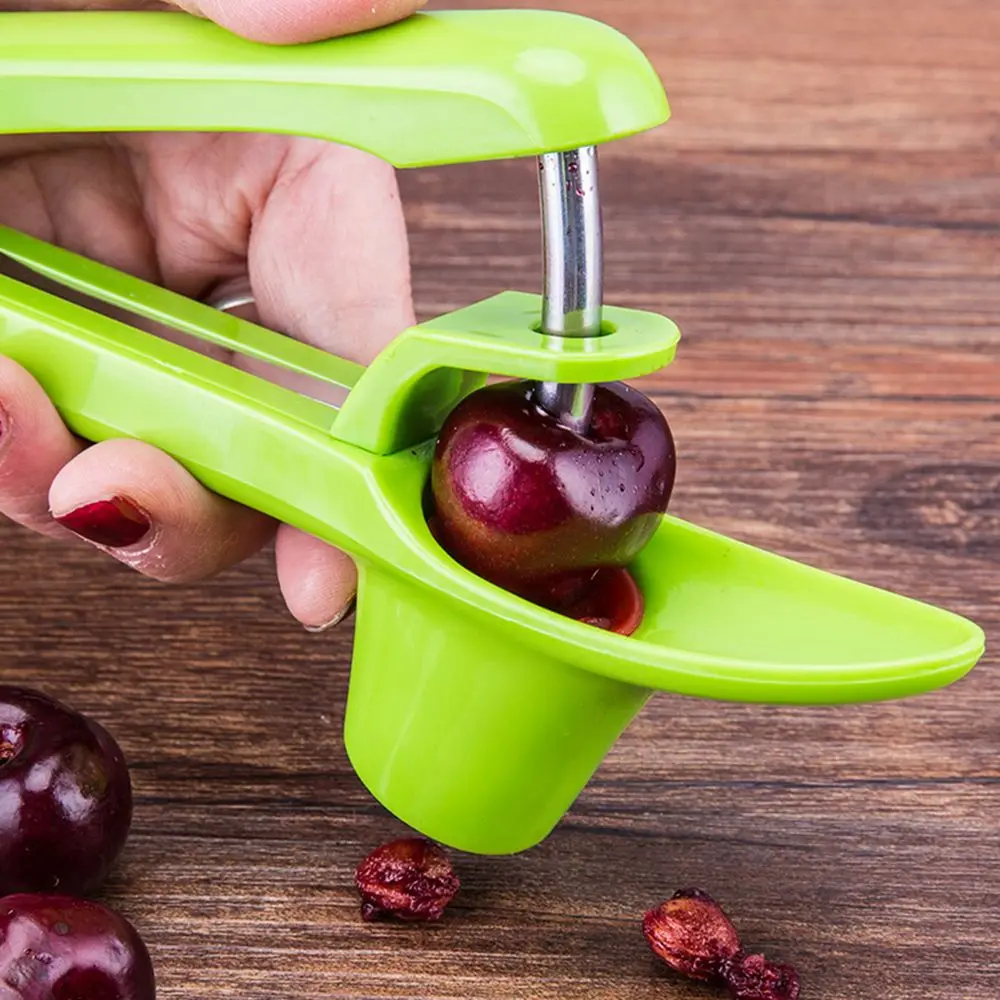 1PC Cherries Pitter Plastic Fruits Tools Fast Cherry Seed Removers