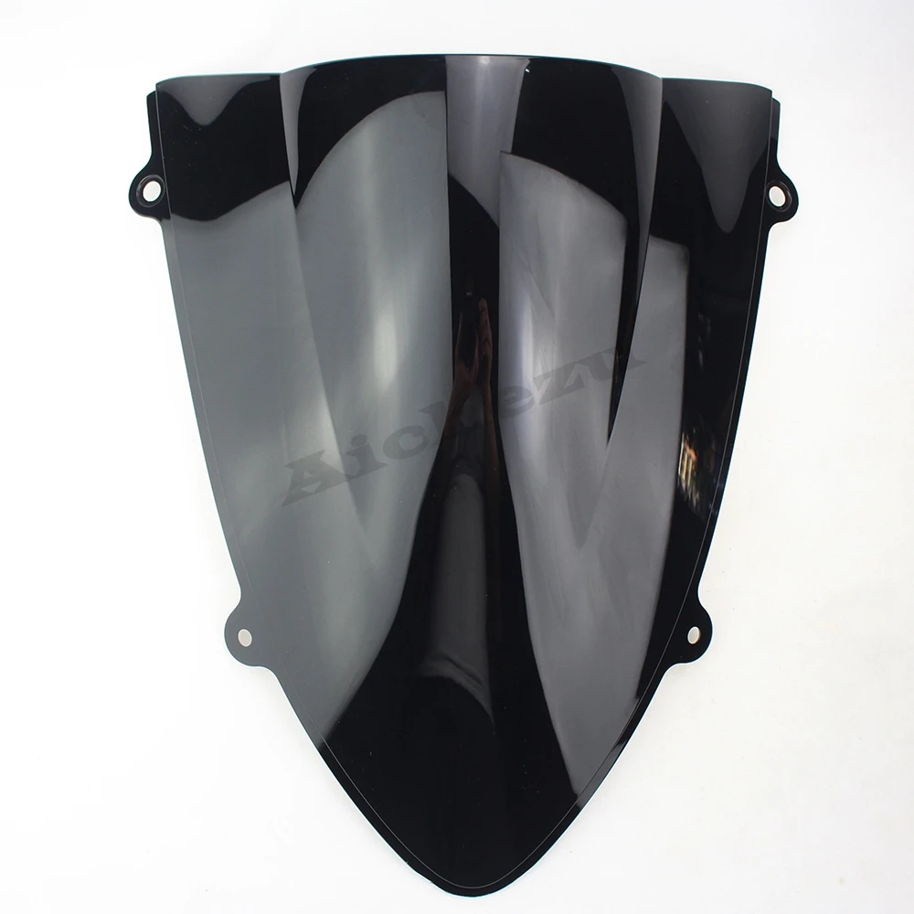 Buy ACZ Motorcycle Windshield ABS Plastic Air Wind Deflectors Windscreen Double