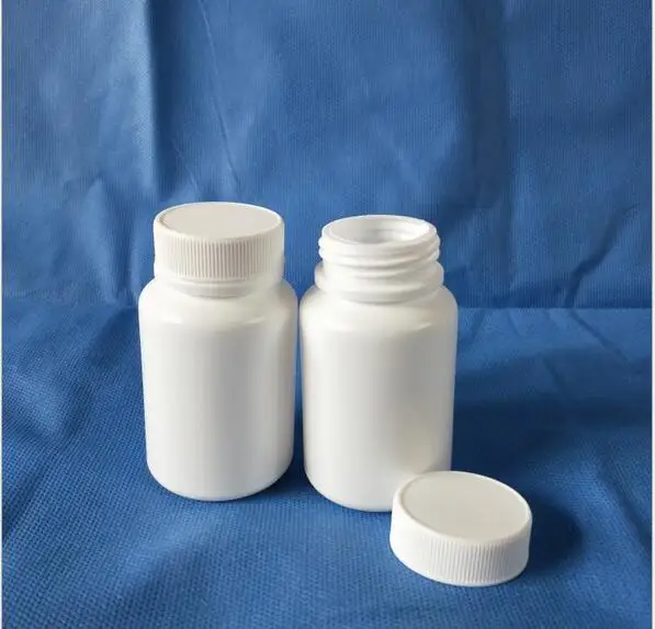 

100pcs/lot 20g Solid White Pharmaceutical Pill Bottles For Medicine Capsules Container Packaging with Tamper Seal Lids
