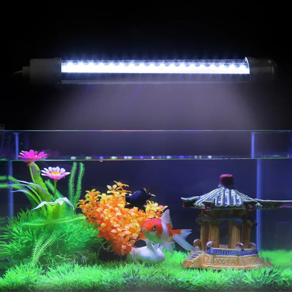 18/28/38/48cm LED Aquarium Light Fish Light RGB Aquarium Submersible