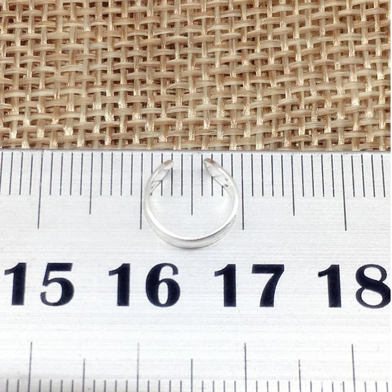 Чистый 925 стерлинговые серебряный крючок для уха клип серьги Fow для женщин и мужчин без пирсинга клип на простые серьги-кольцо уха кости пряжки