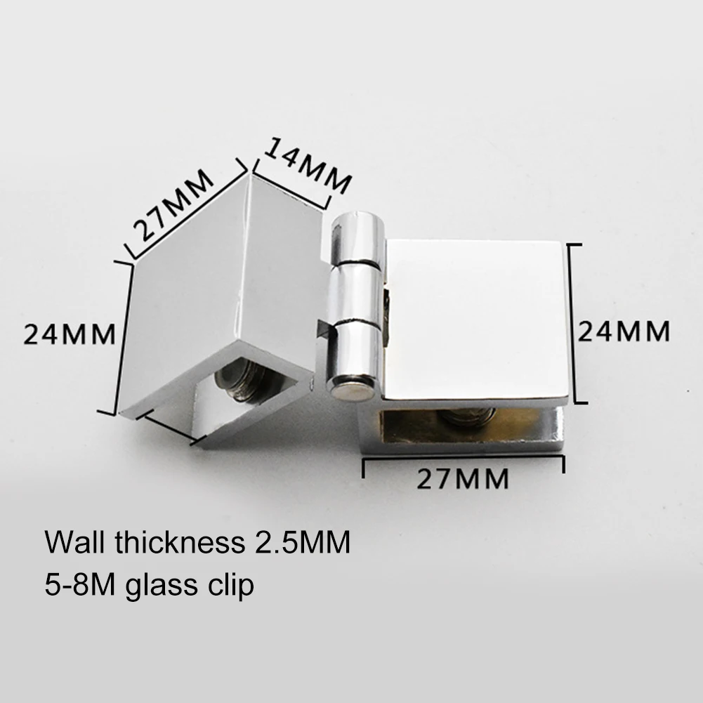 90, 180 градусов, двусторонний зажим для дома, легко устанавливается, стеклянный зажим, цинк, практичный, прочный, дверная петля для шкафа, мебель для ванной комнаты, шкаф