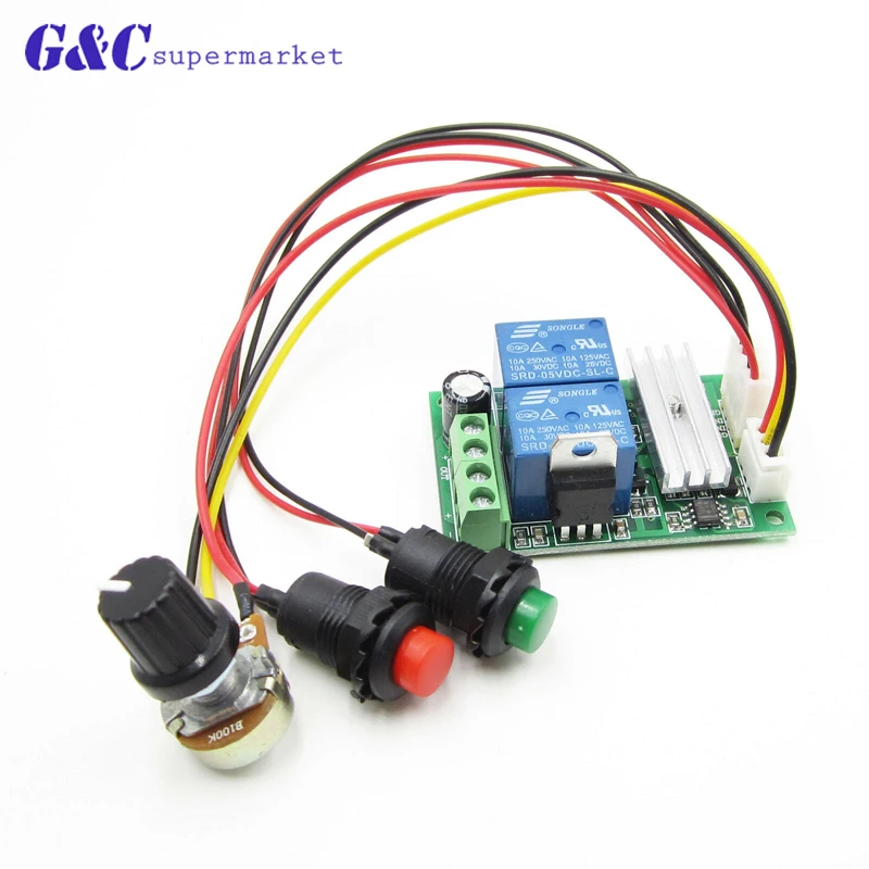 

DC 6V-24/28V 3A PWM Motor Speed Varible Regulator Controller Schaltermodul