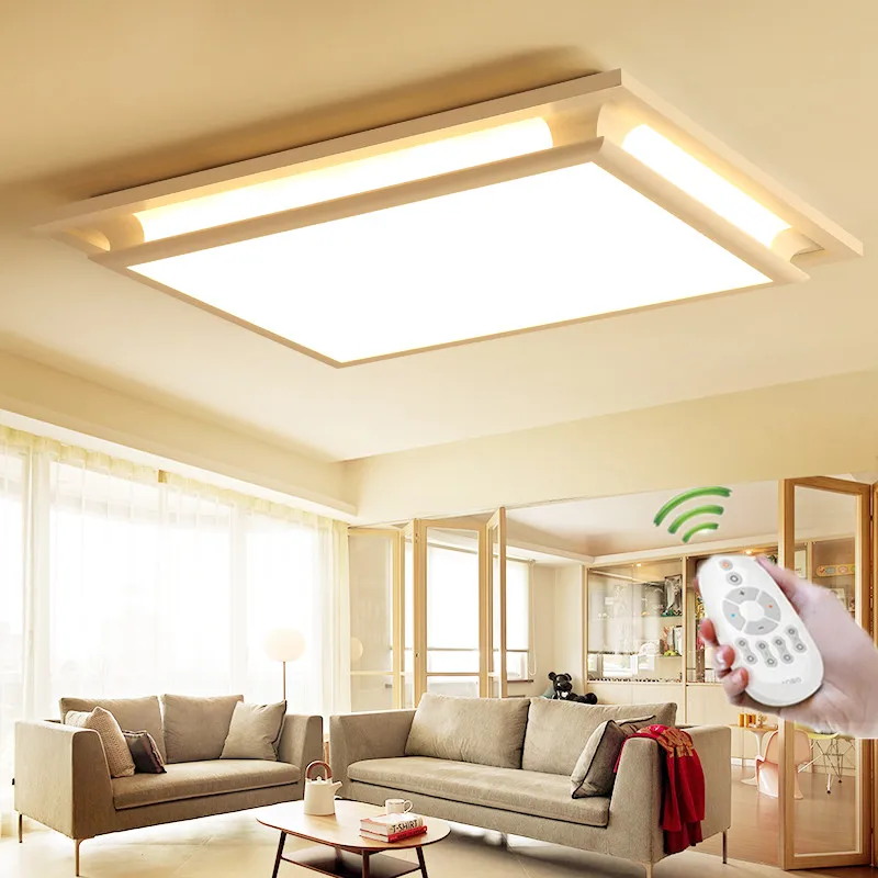 

Modern LED Ceiling Lights With Remote Control Indoor Home Lamps For Living room Bedroom Square Ceiling Lamp lampara techo