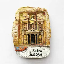 Джордан древний город Петра рисунок на холодильник стикер пейзаж магнит на холодильник домашний Декор подарок Прямая