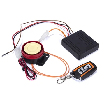 

12V Motorcycle Scooter Antitheft Security Vibration Alarm System Motorcycle Bike Keyless Remote Control
