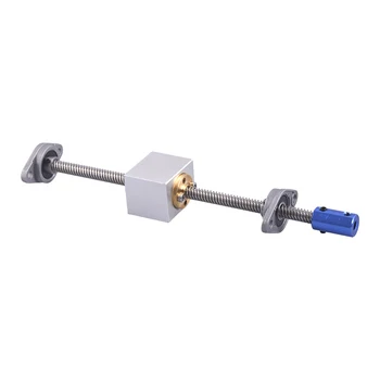 

horizontal 3D Printer Guide Rail Parts-T8 Lead Screw 20/25/30/35/40/45/50cm 8mm Lead Screw Rod KFL08 Bearing Bracket/Coupler/Nut