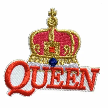 

New Arrival QUEEN Crown Embroidery Patches for Clothes Iron on Appliqued Patch DIY Sewing Stickers Girl's Embroidered Appliques