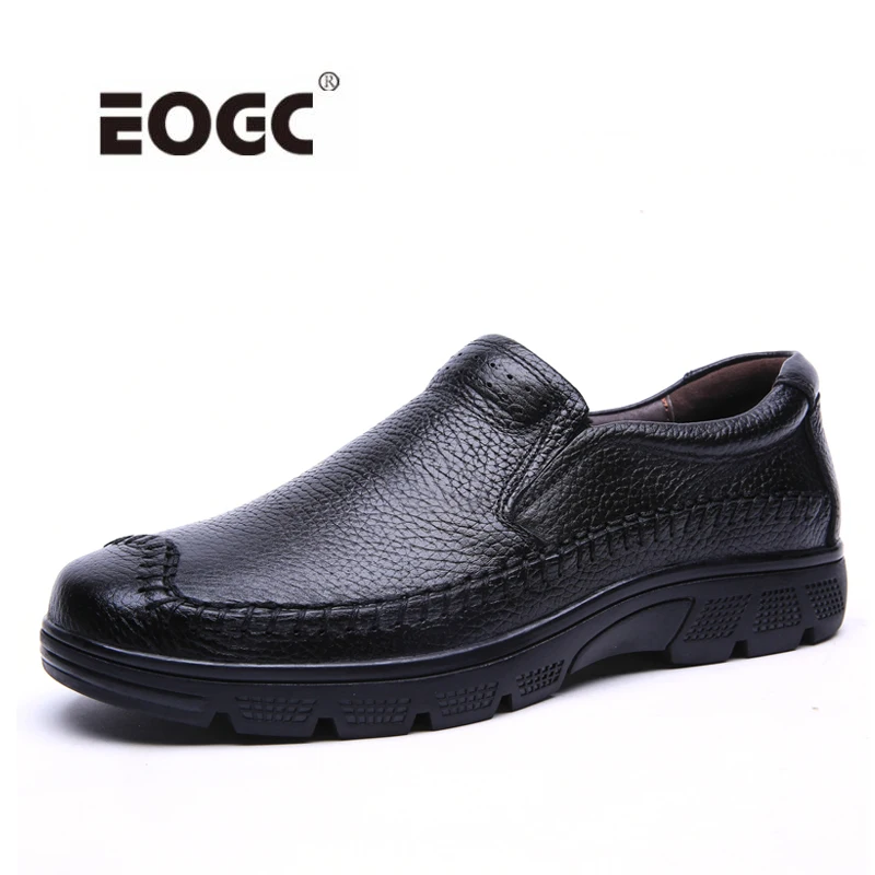 À Zapatos Feitos Preguiçosos Sapatos Em Size Couro Mocassins Deslizamento De brown Natural Condução Hombre Dos Sapatas Casuais Preto Mão Homens Plus TxwnSBWq48