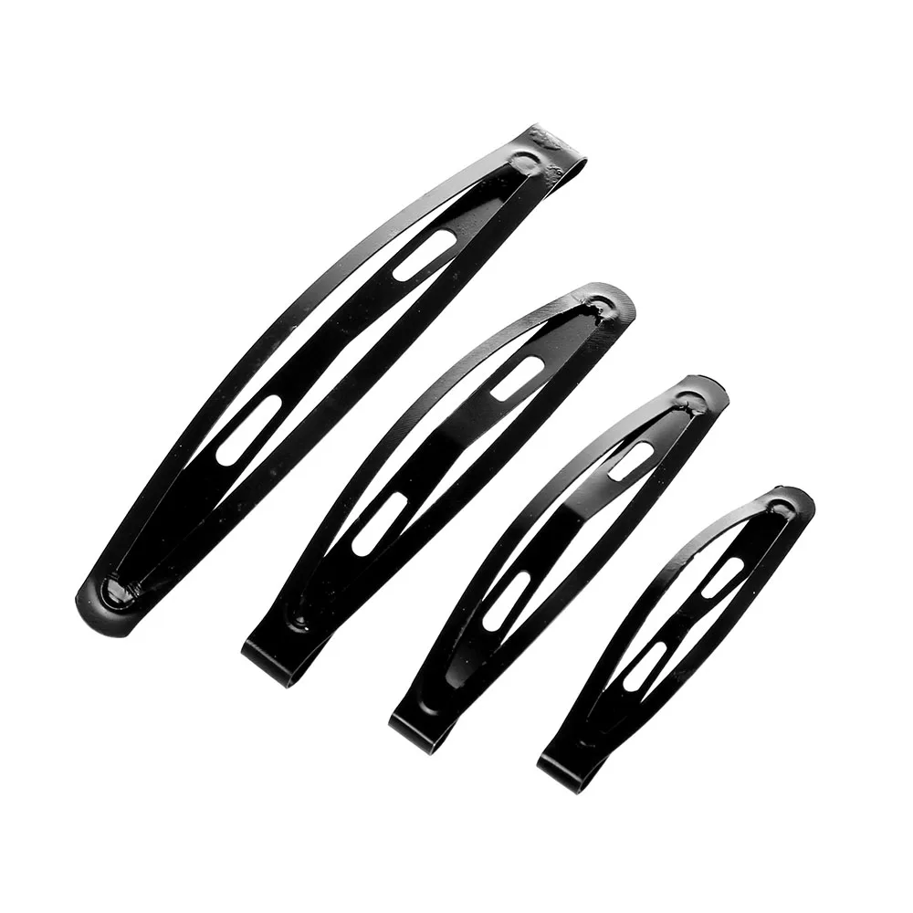 Buy 12PCS/Pack New Simple Black Hair Clips Girls