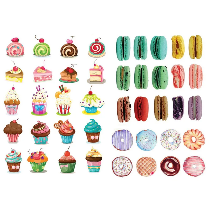 1 PCS Торт Donus мгновенной проявки Macaroon нарезанные Kawaii небольшой Ежедневник для