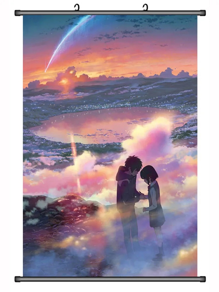 Японские декоративные картинки аниме ваше имя Kimi no Na wa natori sayaka &amp miyammizu Yotsuha