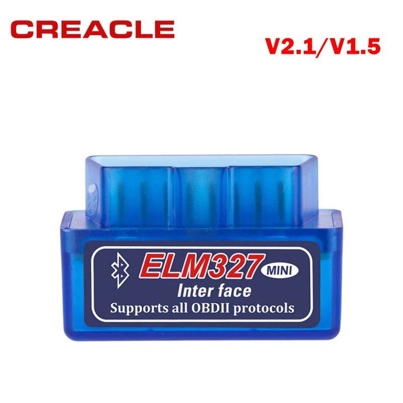 

Mini ELM327 1.5 / 2,1 Bluetooth Interface Auto Code Reader Diagnostic Tool Engine Fault Code OBD2 Scanner for Android TORQUE