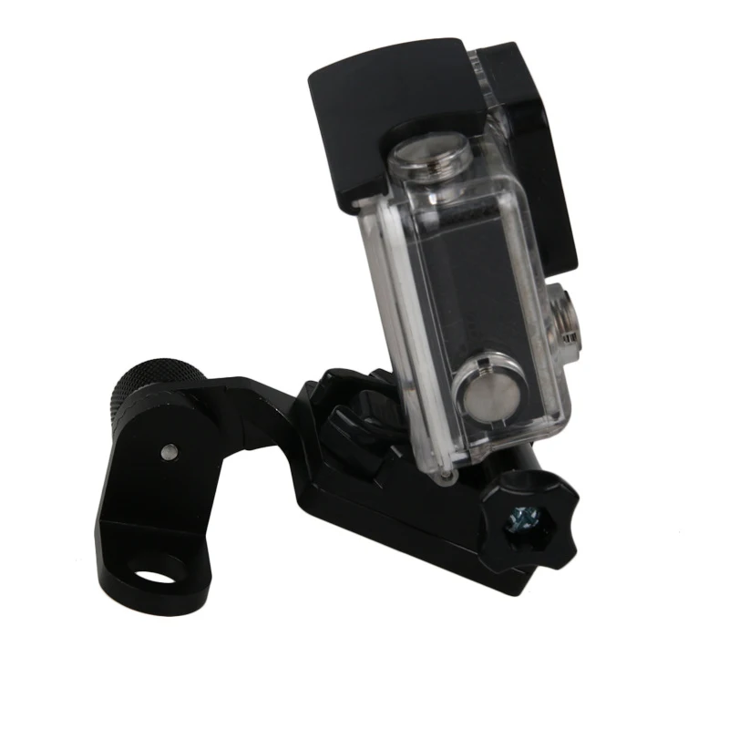Metal Motorcycle Rearview Mirror Handlebar Mount Clamp  Bracket Holder 360 Rotating Base Adapter for Gopro Hero 6 5 4 3 3+ Camera (11)