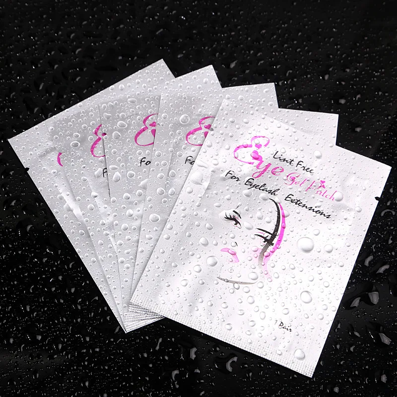 

50 pairs/lot Under Eye Pads Paper Patches for Professional Eyelash Extension Sticker Wraps Eye Makeup Supplies