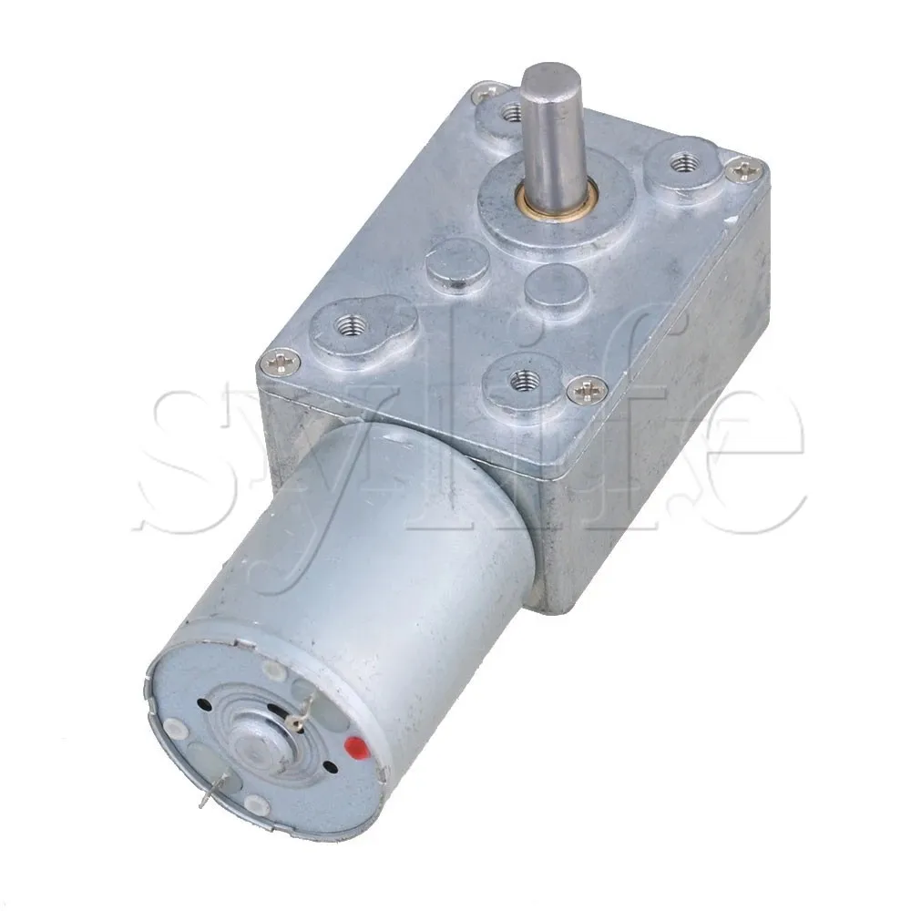 

12V 80R Low Speed 0.5G.CM DC Motor High Torque Turbo Worm 370 Geared Motor