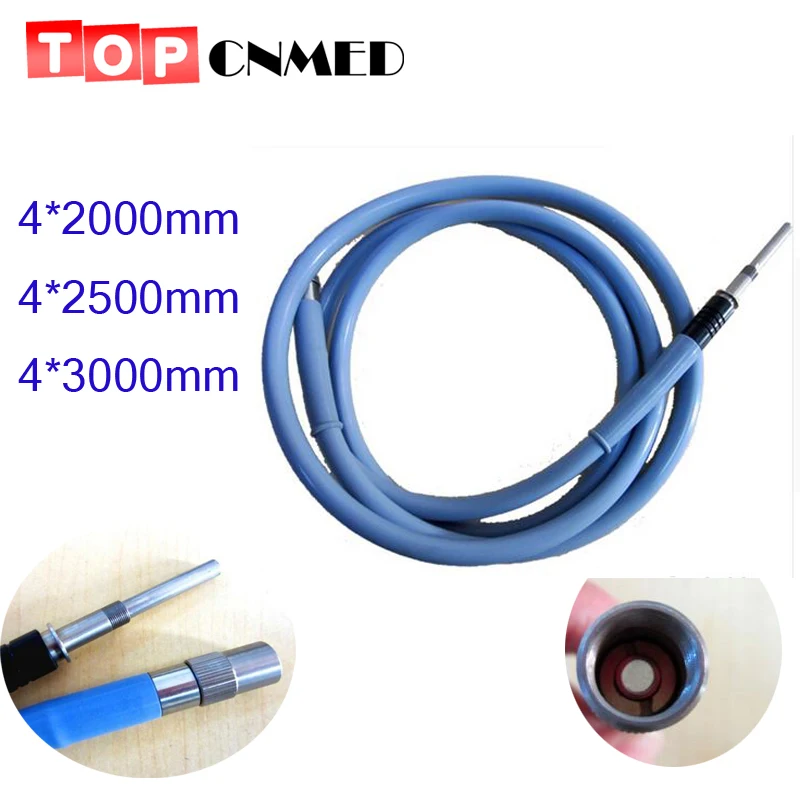 

Light Cable Fiber Optic Cable Silicone Cable Storz Olympus Compatible Diam:4mm Length:2000mm/2500mm/3000mm