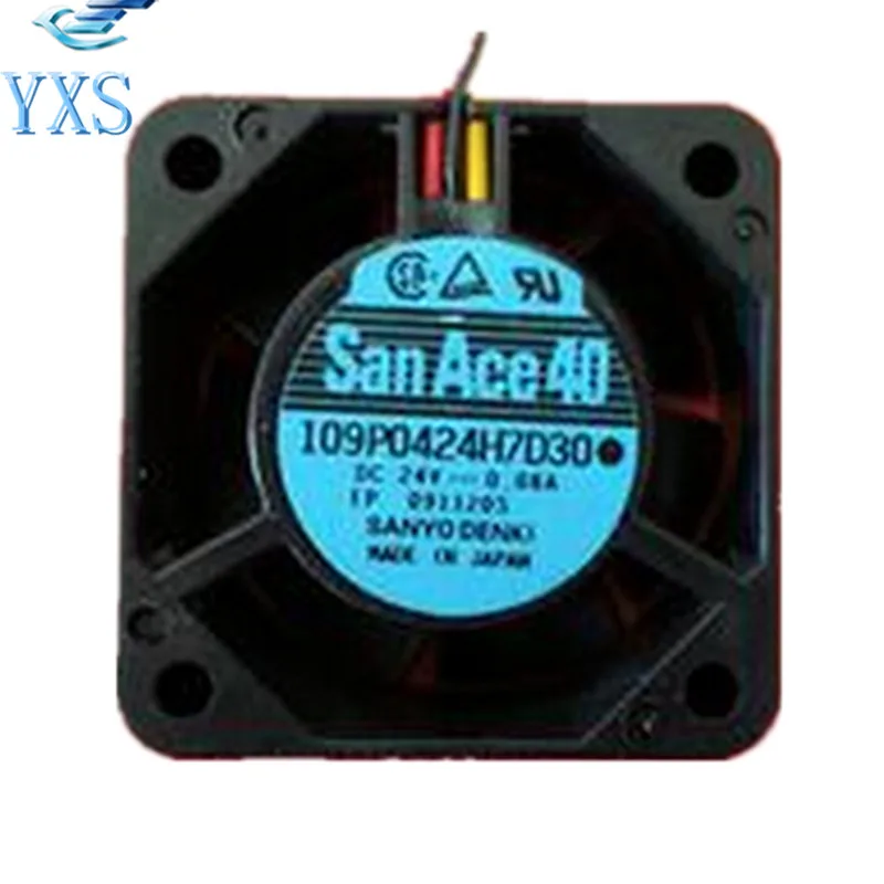 

109P0424H7D30 DC 24V 0.08A 4015 4CM 40*40*15mm 3 Wires Computer Cooling Fan