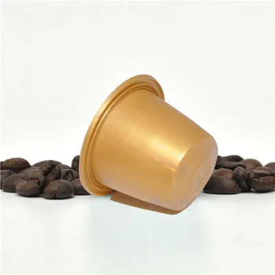 DIY эспрессо капсулы кофе nespresso с пастой алюминиевой фольгой крышкой 300 шт./лот - Цвет: CM02-Gold