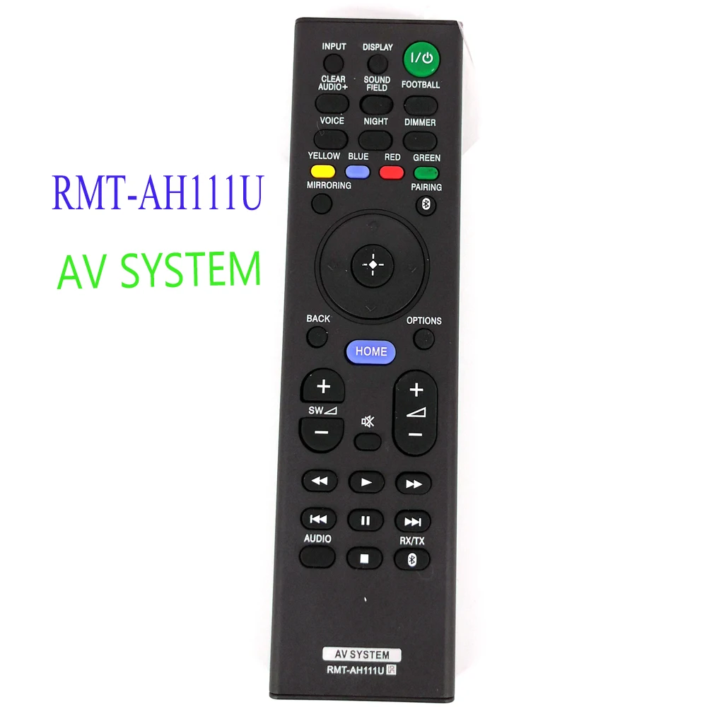 

New Replace RMT-AH111U For Sony AV SYSTEM Sound Bar Audio Remote Control Fit HT-RT5 HT-ST9 SA-RT5 SA-ST9 Fernbedienung