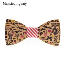 Mantieqingway/Детский костюм деревянный галстук-бабочка, галстук-бабочка для детей, деревянная бабочка, галстуки с бантом, высокое качество, мальчики, девочки, Gravatas Bowties