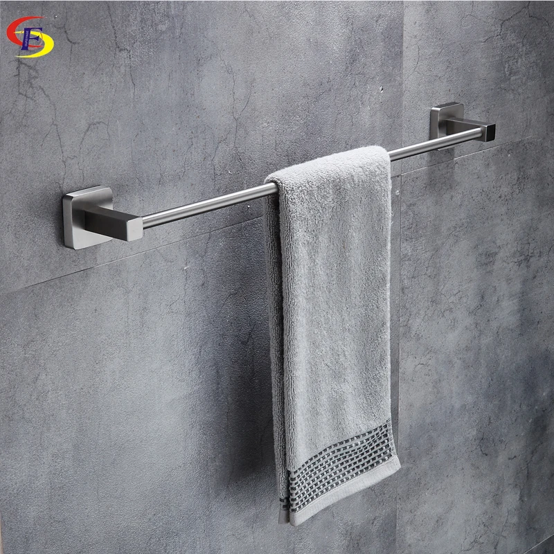 

OFYAGE SUS 304 Stainless Steel Kitchen Towel Bar Storage Organizer Hanger Wall Mount Brushed Finish Towel Rail