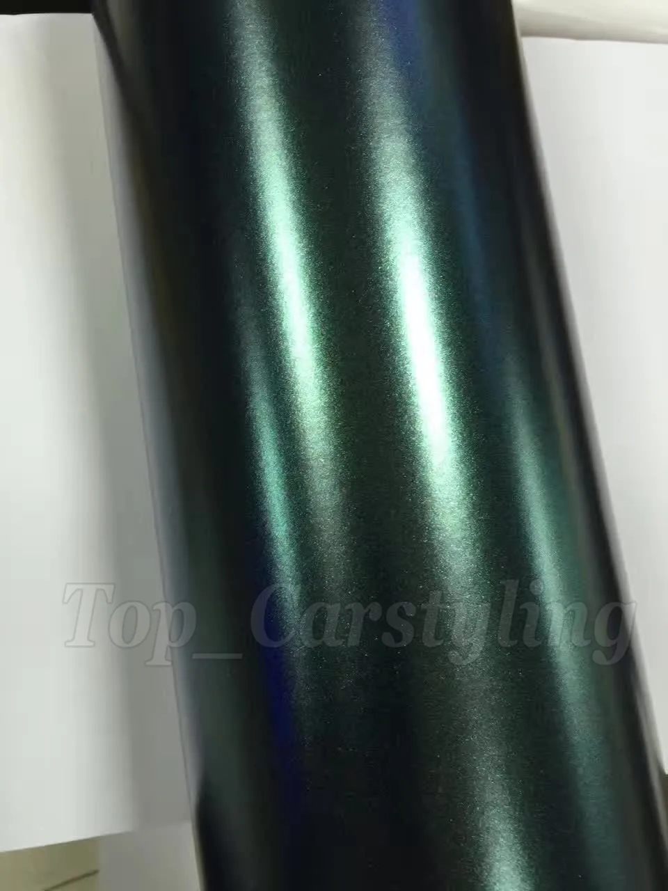 frosty green metallic chrome matte car wrapping film (5)
