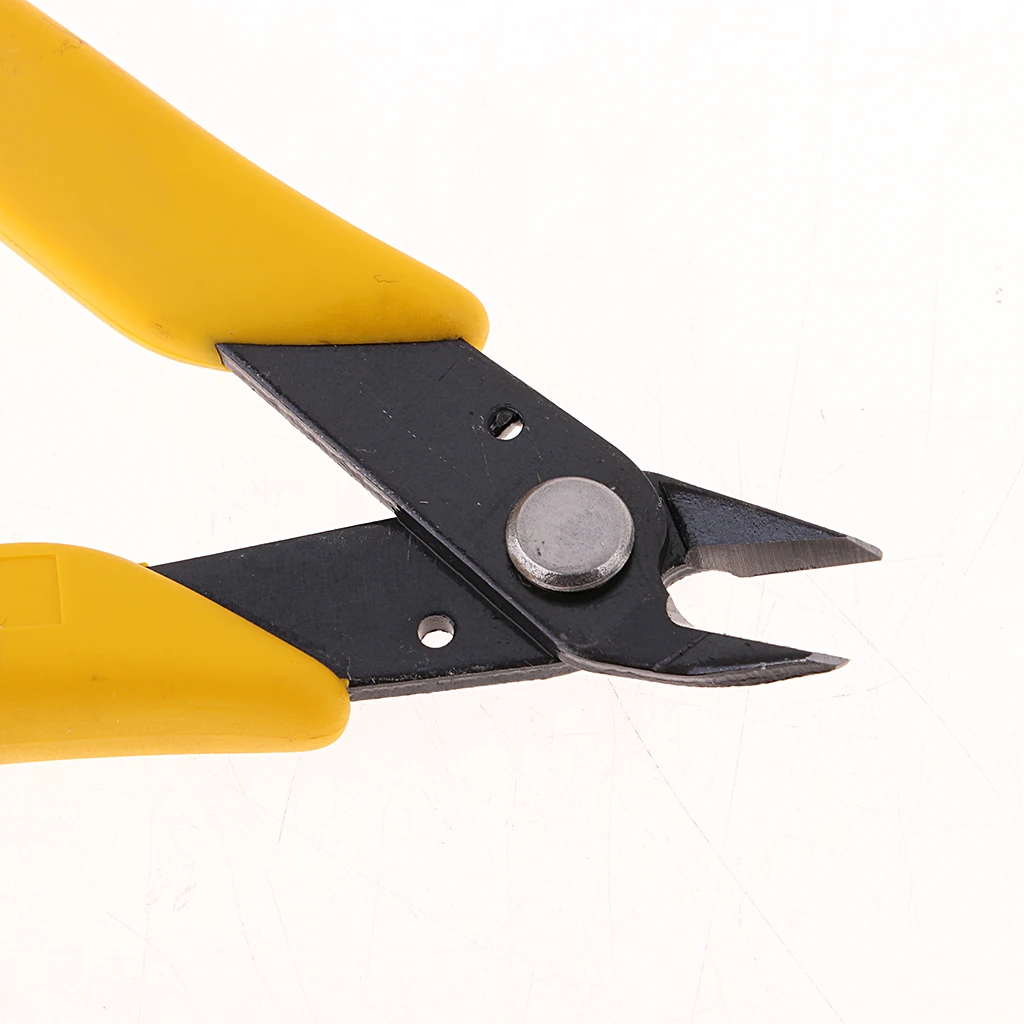 Precision Cutting Pliers Tools for Car Model Building Kit for Gundam Model Military Assembling Tool Accessory Pincers Yellow