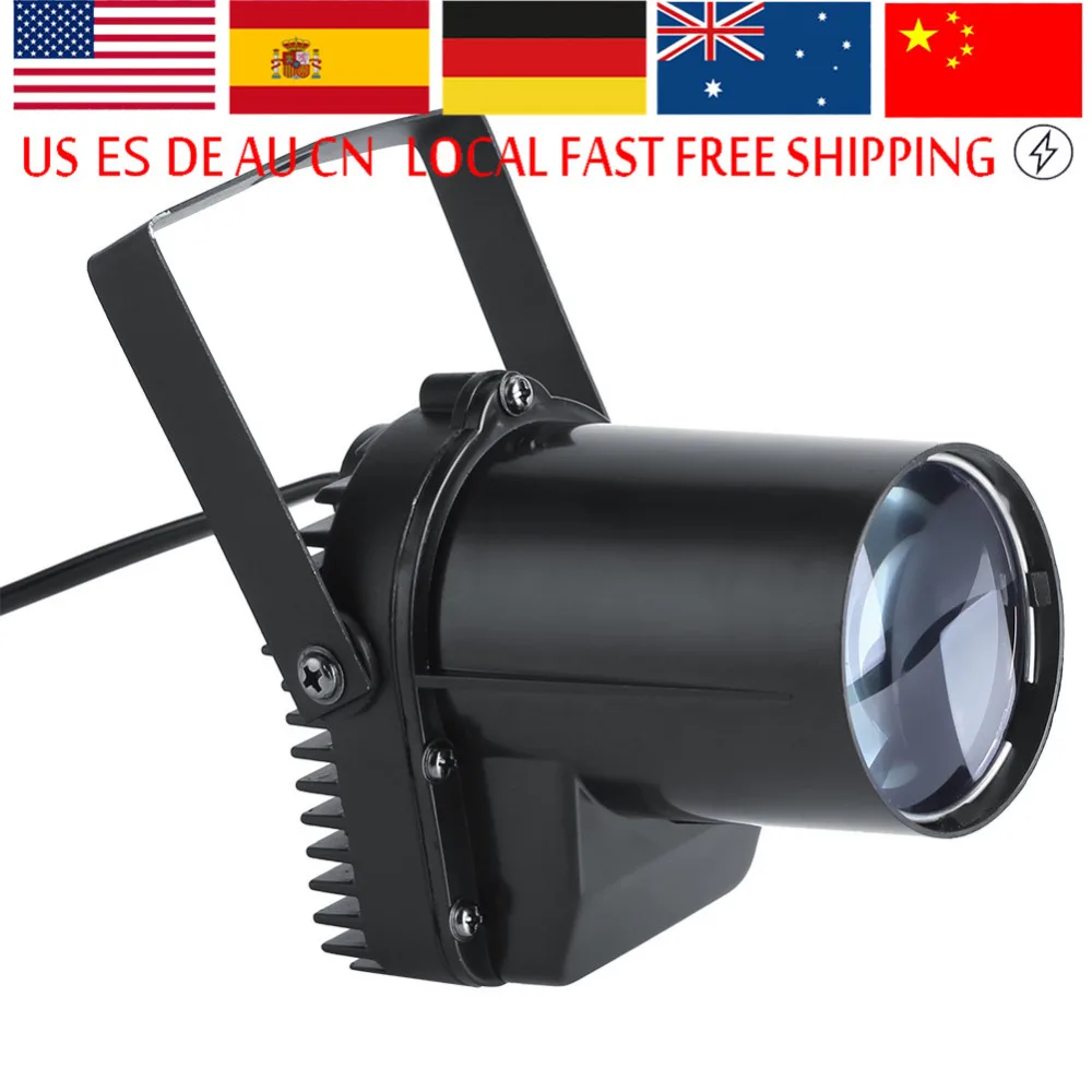 

30W LED Beam Spotlight Party Stage Disco Pub Festival Effect Pinspot Lights EU 220V~240V