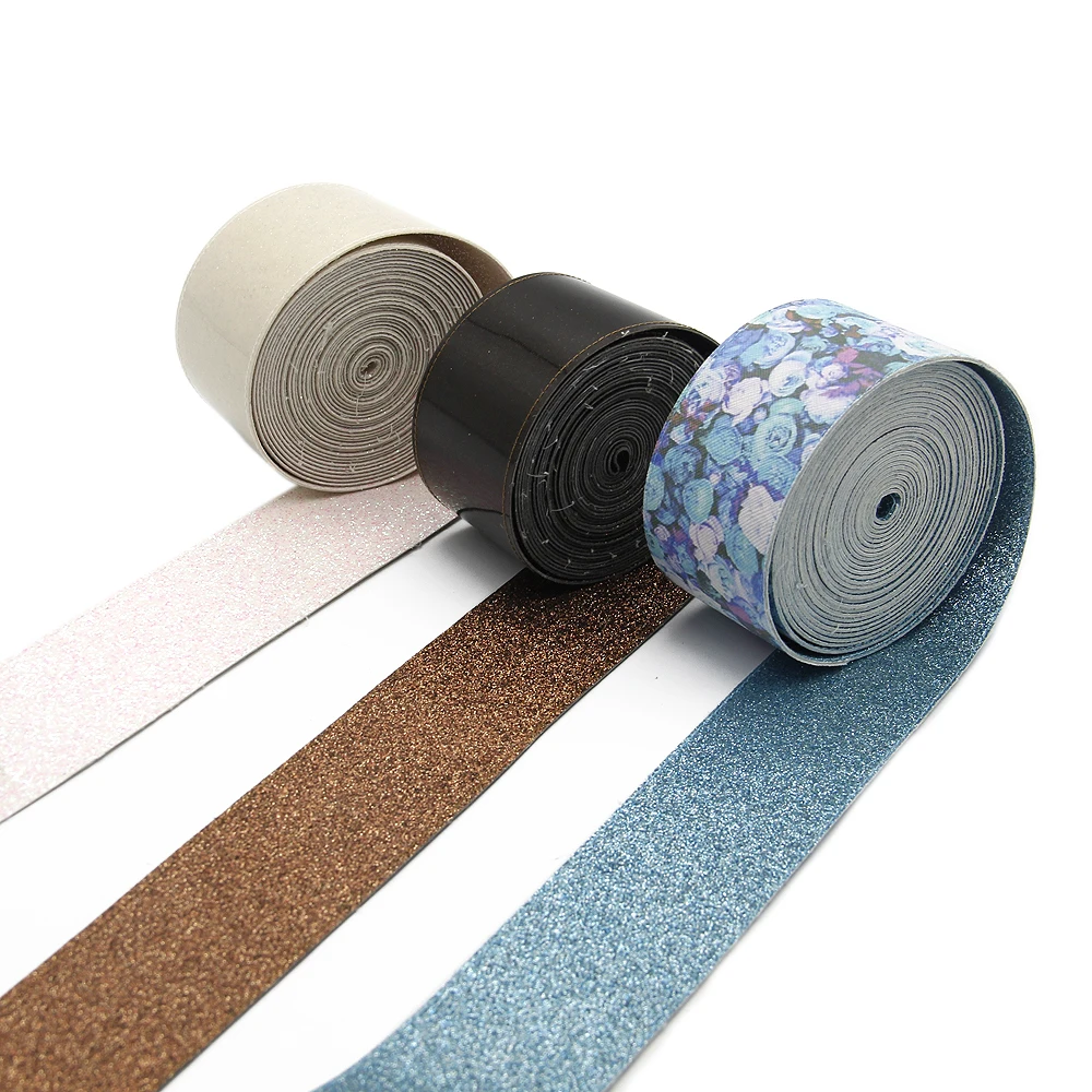 

david angie 2"50mm double side faux artificial Synthetic Leather ribbon 5meters,DIY Sewing Materials for Bowknot Bags,5Yc3846