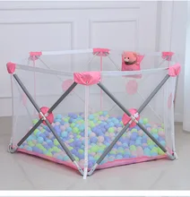 Children Home Foldable Safety Baby Play Fence Baby Indoor Game Crawling Fence Baby Activity Fence Playground Playpen for Kids