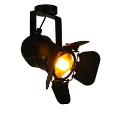 Лофт винтажный Ретро промышленный Светодиодный точечный светильник Кунг лампа барная одежда персональный Ретро светильник винтажный с E27 лампа