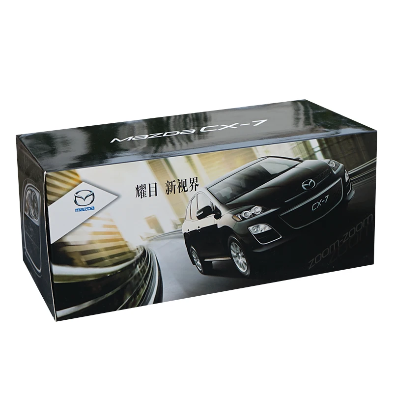 1/18 Mazda CX-7 литой под давлением металлический Автомобиль SUV модель игрушка мальчик подарочная коллекция черный с новой коробкой
