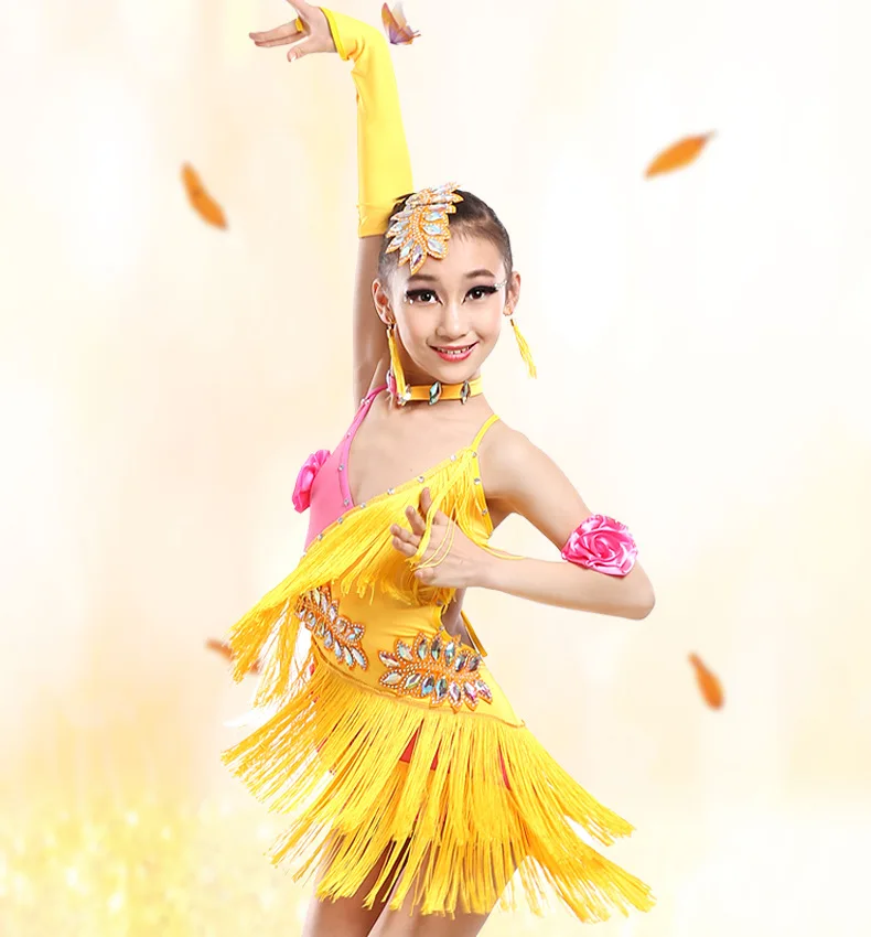 4 15 Years Children Halloween/Christmas Dance Clothes Kids Latina 4 15 Years Children Halloween/Christmas Dance Clothes Kids Latina Performance Outfits Girls Latin/Salsa/Tango Dance Dresses -in Latin from Novelty & Special ... - 4 15 Years Children Halloween/Christmas Dance Clothes Kids Latina